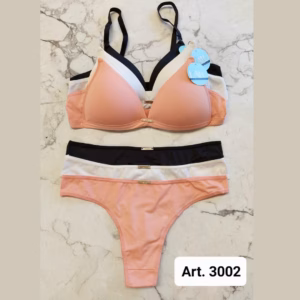 ART.LU3002 CONJUNTO TRIANGULO TAZA SOFT DE MICROFIBRA LISA