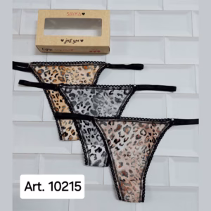 ART.SA10215 PACK X3 COLALESS ALGODÓN ESTAMPADA CON BRETEL REGULABLE